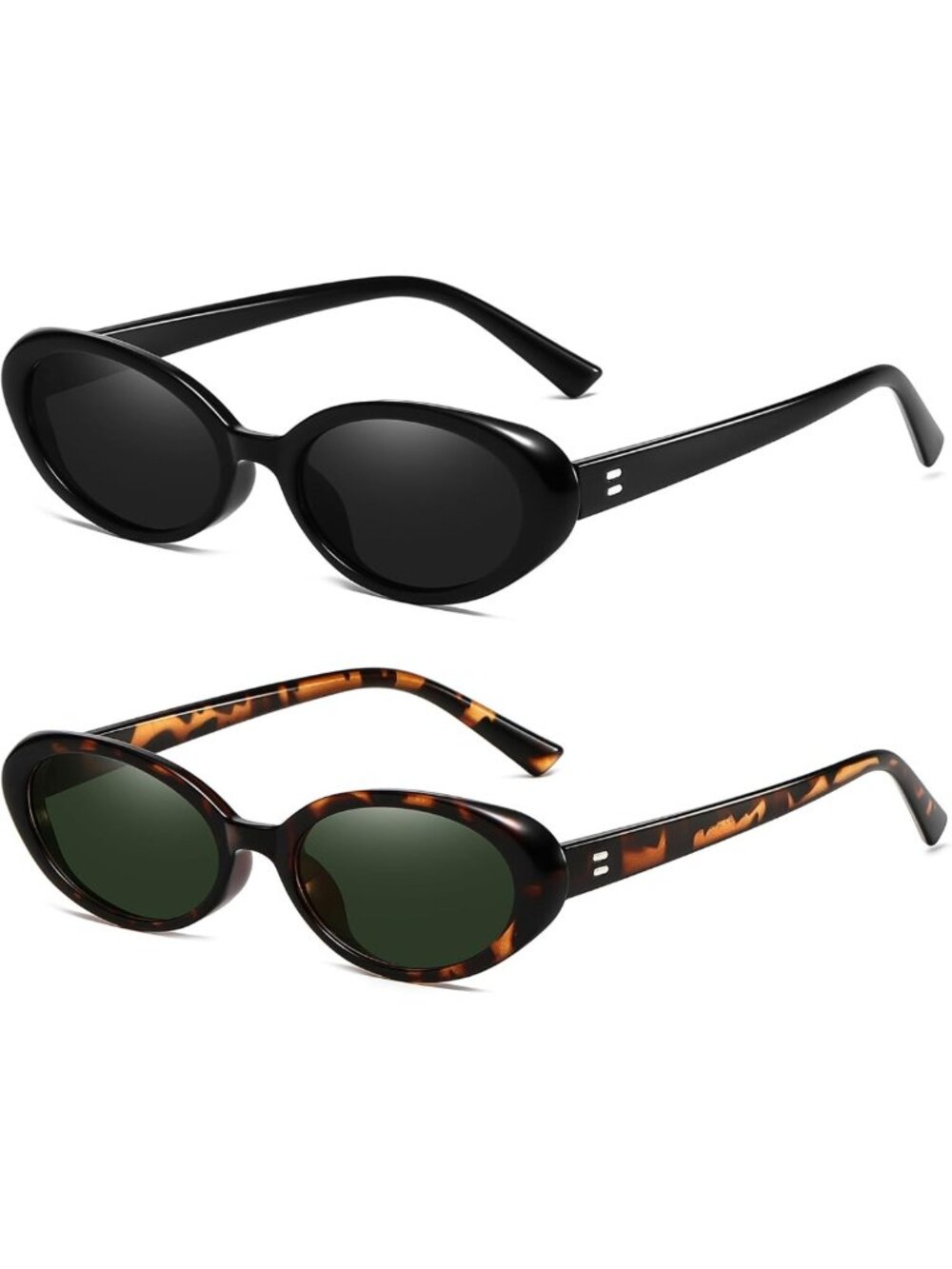 Vintage 90s Oval Sunglasses for Women & Men | Retro Fashion Shades, Small Frame